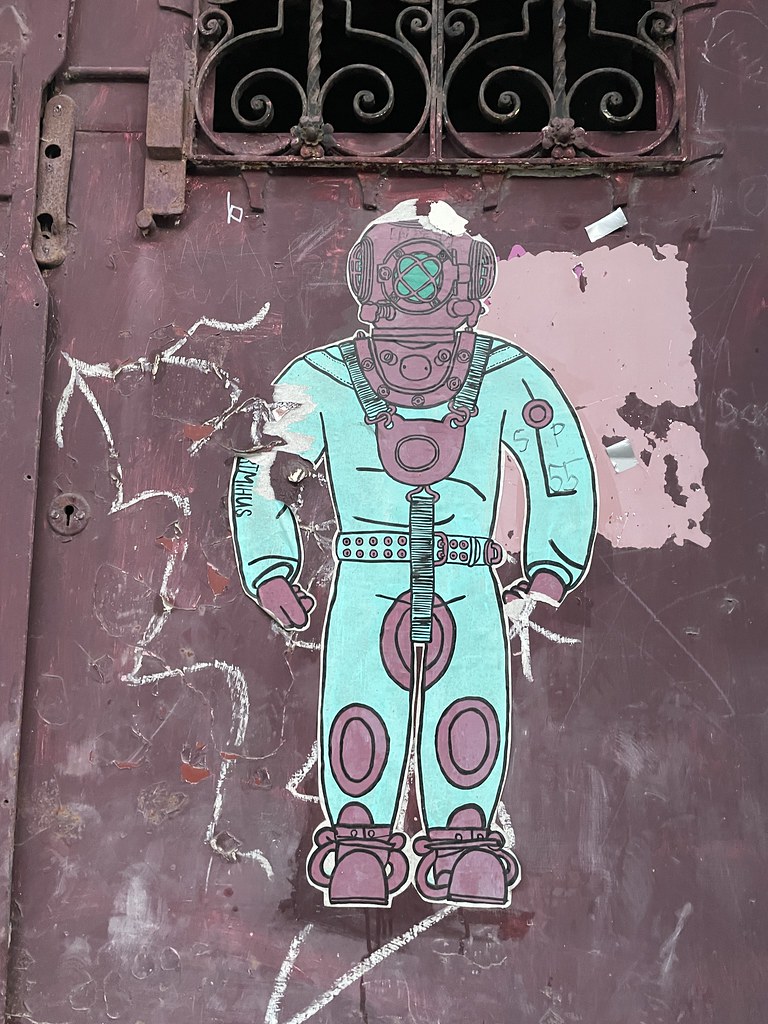 Street art dans le quartier de Dolne Miasto à Gdansk.