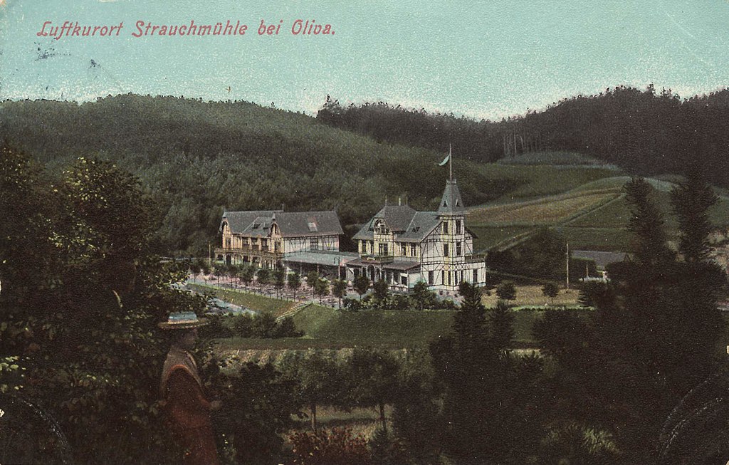 Zoo d'Oliwa à Gdansk vers 1900 - Photo de Charles-Lehnmann
