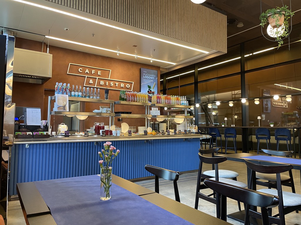 Bistrot du Centre Européen de Solidarité (Europejskie Centrum Solidarnosci) à Gdansk.