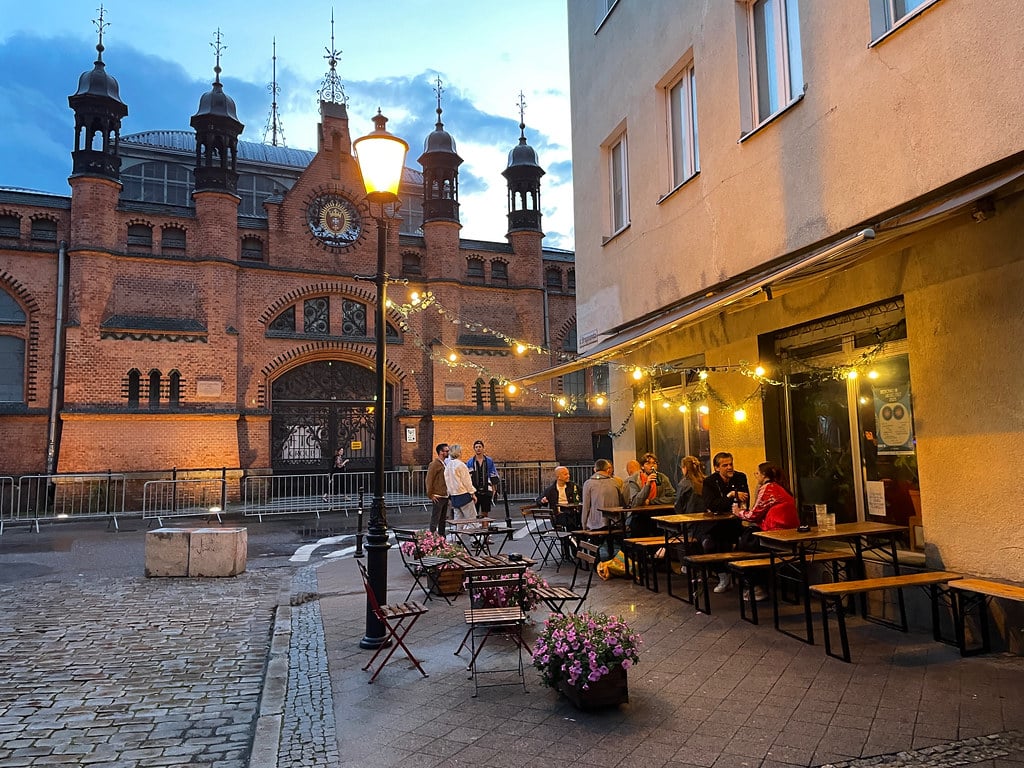 Bar Lawendowa 8 dans le Vieux Gdansk.