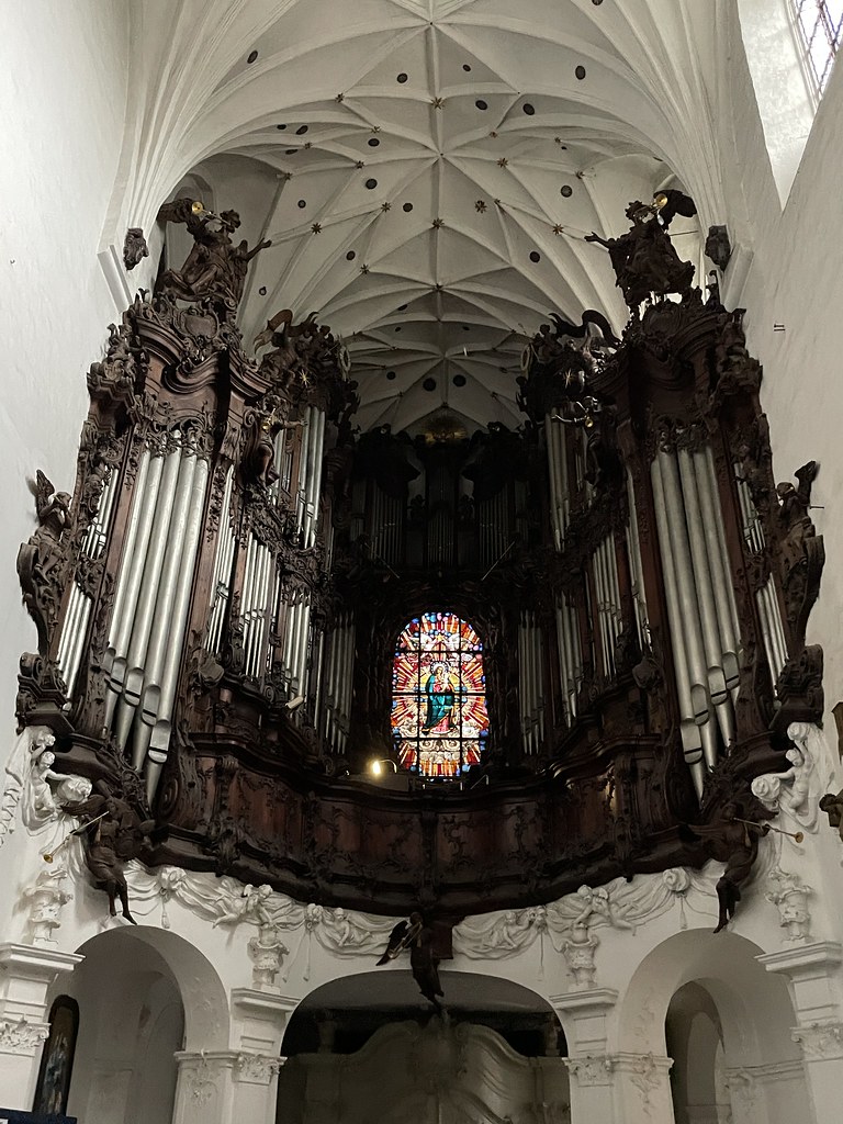 Orgue de la Cathedrale d'Oliwa à Gdansk.