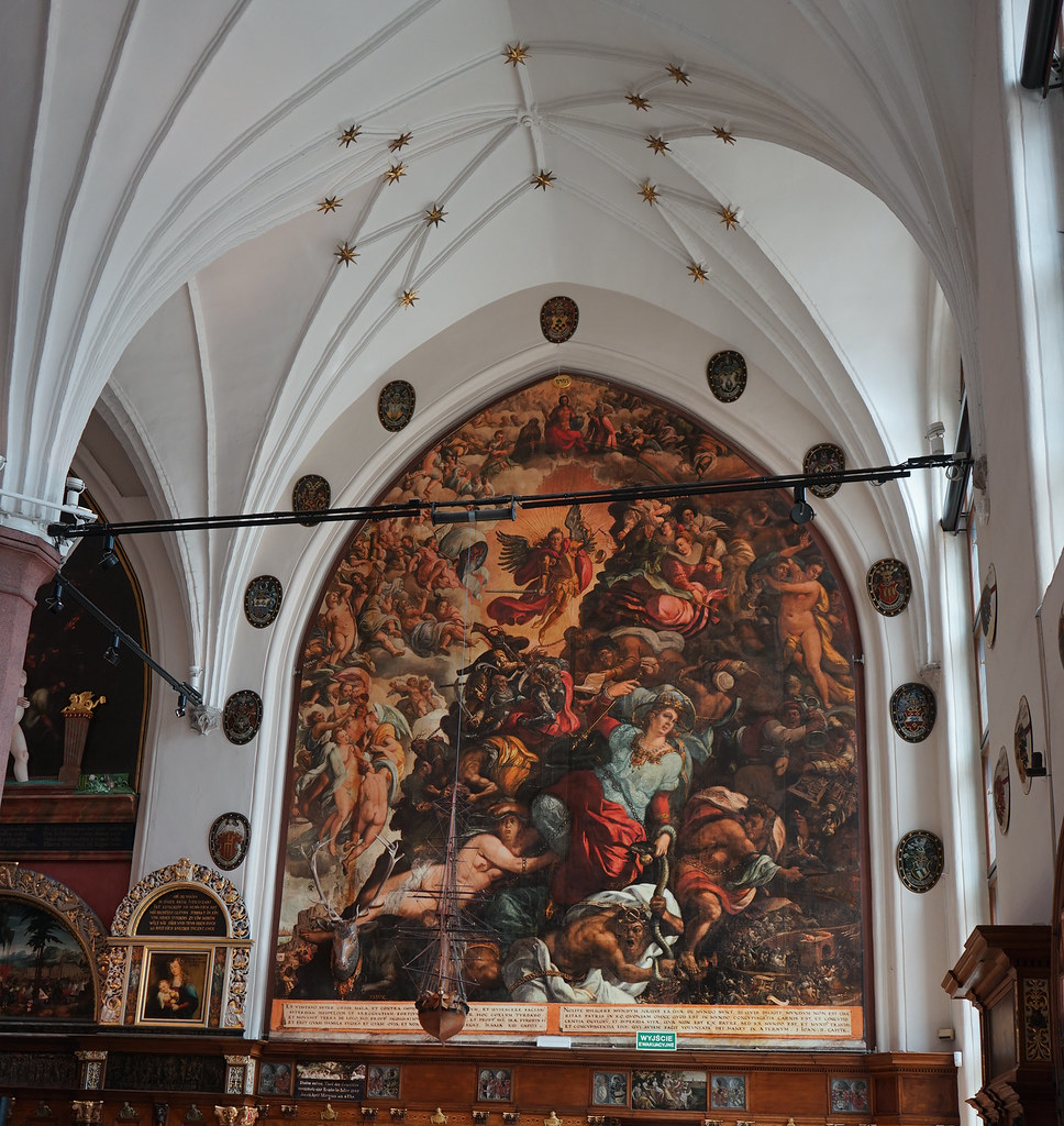 Reproduction du Tableau du Jugement dernier dans la Cour d'Artus à Gdansk.