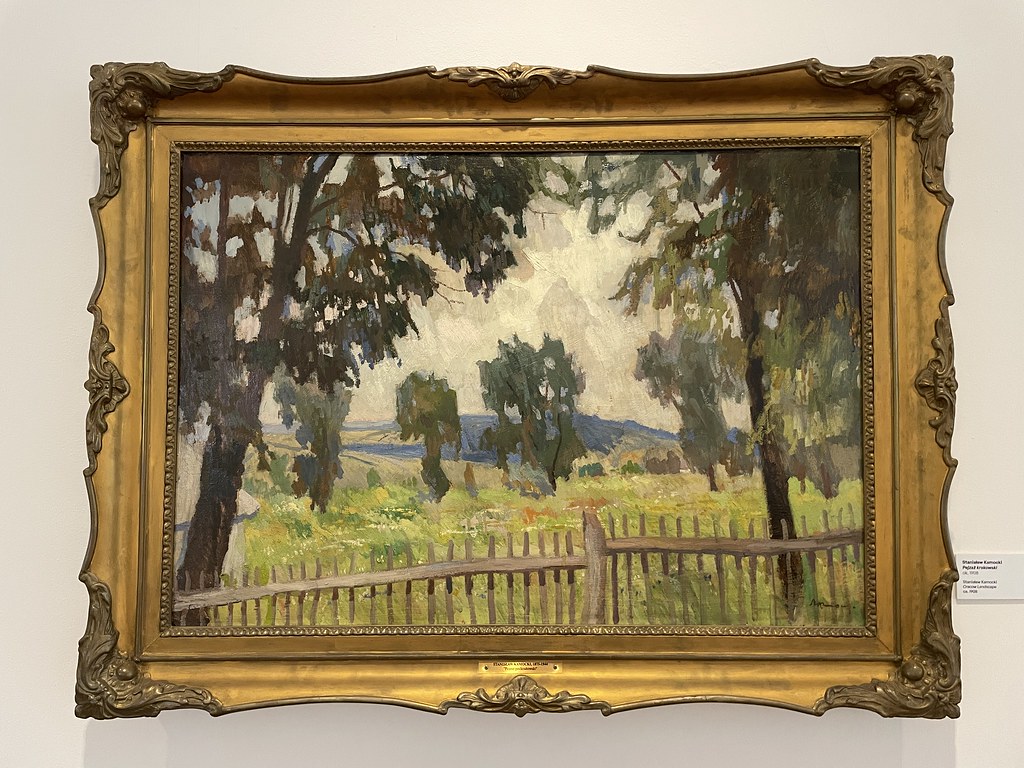 "Paysage cracovien" (1908) de Stanislaw Kamocki au Musée d'art moderne d'Oliwa à Gdansk.