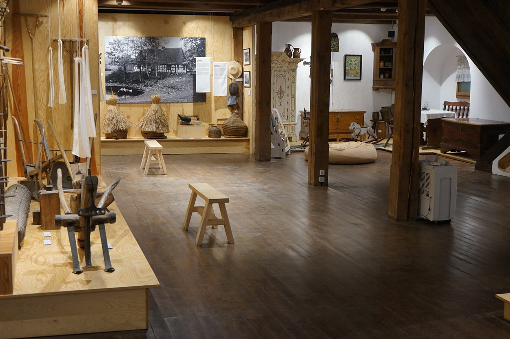 Dans le musée ethnographique d'Oliwa à Gdansk.