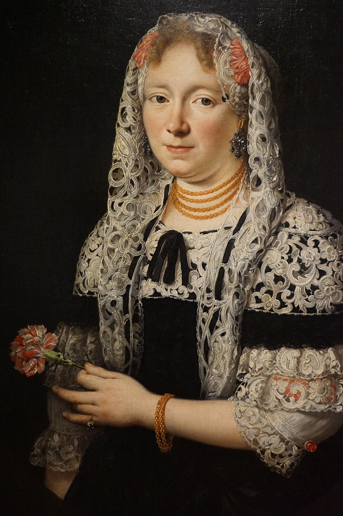 Portrait de patricienne par Andreas Stech dans le Musée National de Gdansk.
