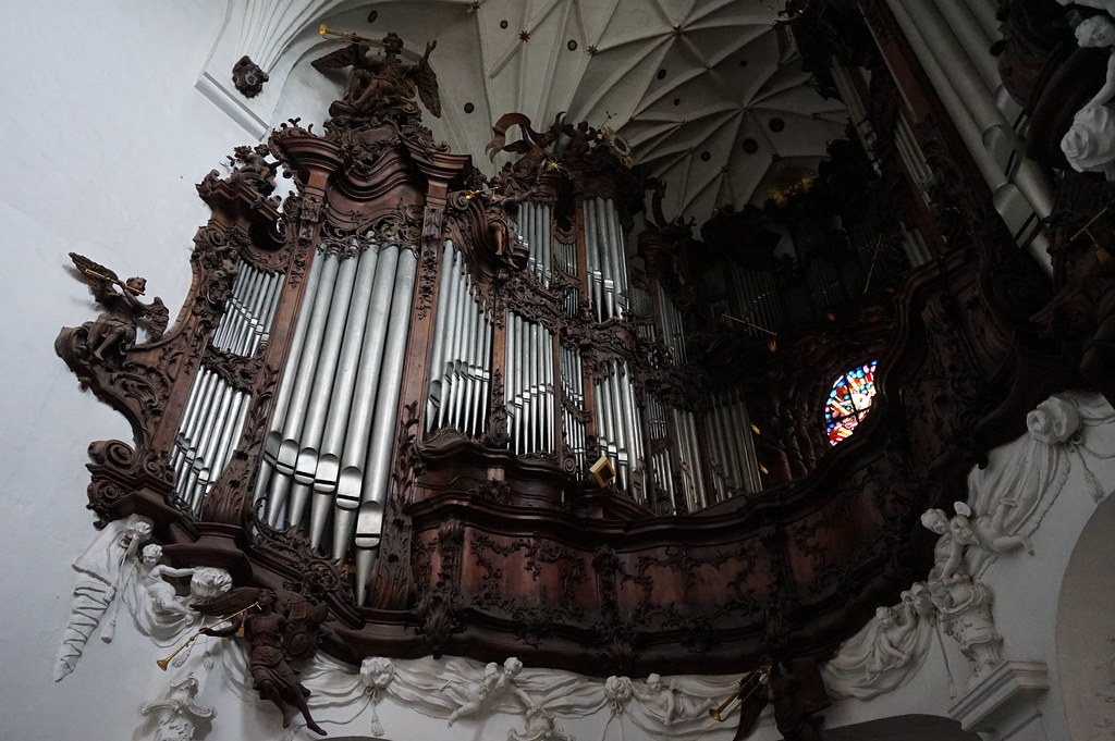 Le superbe orgue baroque de la Cathédrale d'Oliwa à Gdansk.