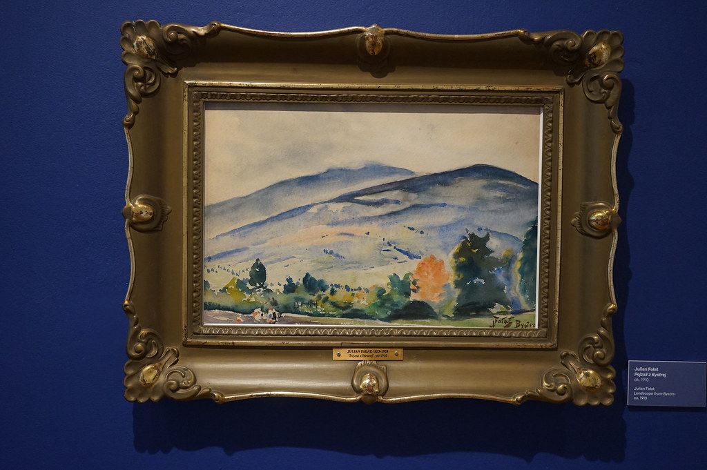 Paysage de Falat dans le Musée d'art moderne d'Oliwa à Gdansk.