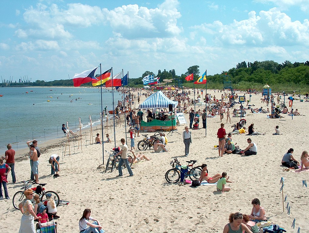 Plage de Brzezno à Gdansk - Photo de Gdansk.pl / Gdansk City Hall