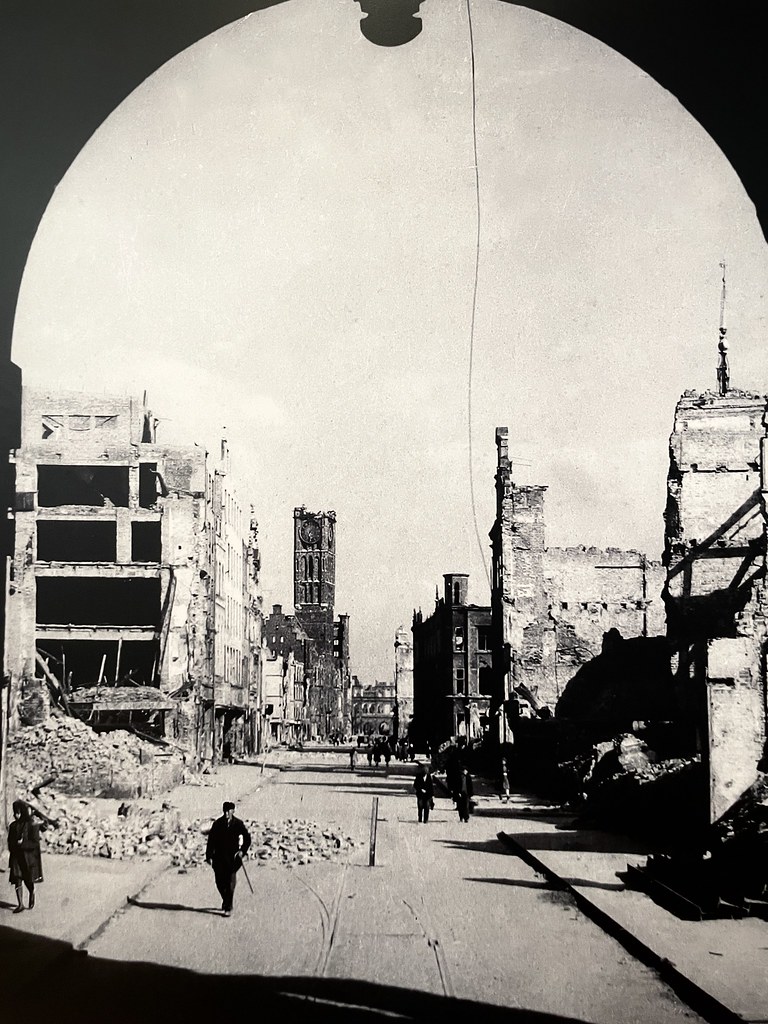 Voie Royale de Gdansk en 1945.