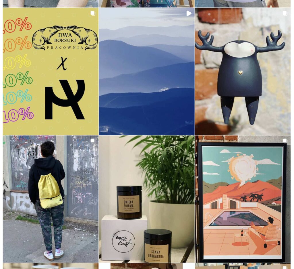 Shopping souvenir polonais à la boutique Panska. Images de leur page Instagram.