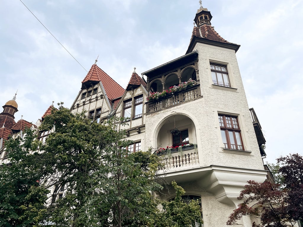 Architecture d'un immeuble à Sopot.
