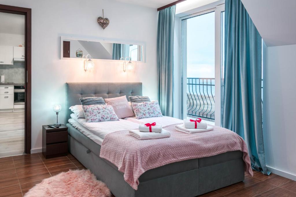 Chambre de l'hotel Apartamenty Wiktoria Morska 18 à Kuznica.