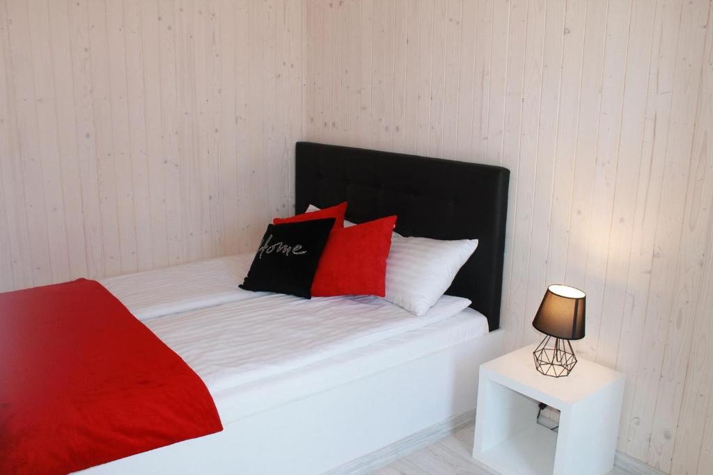Chambre dans le Mobil-home Domki Norda II.