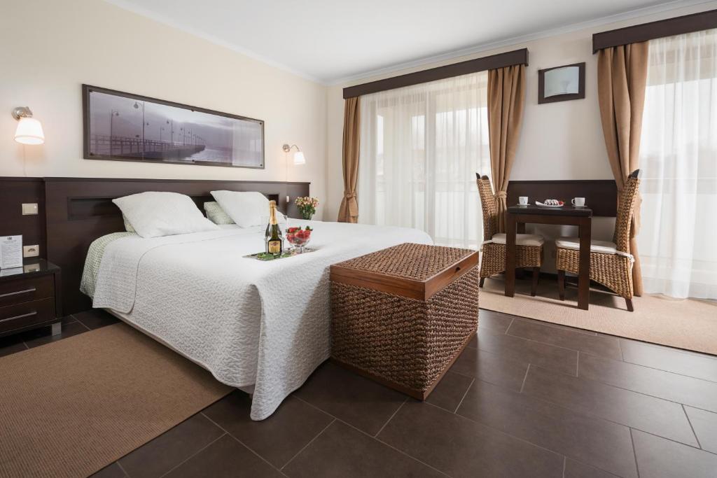 Chambre de l'Hotel Willa Kaszub à Hel.
