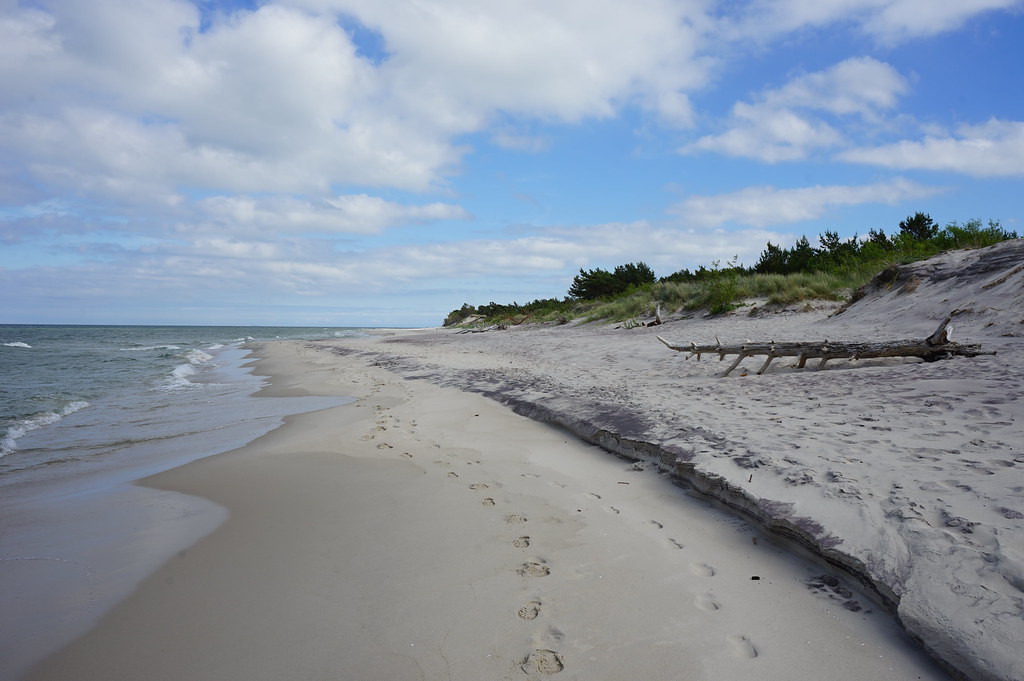Plage de la Réserve Naturelle des dunes de Hel.