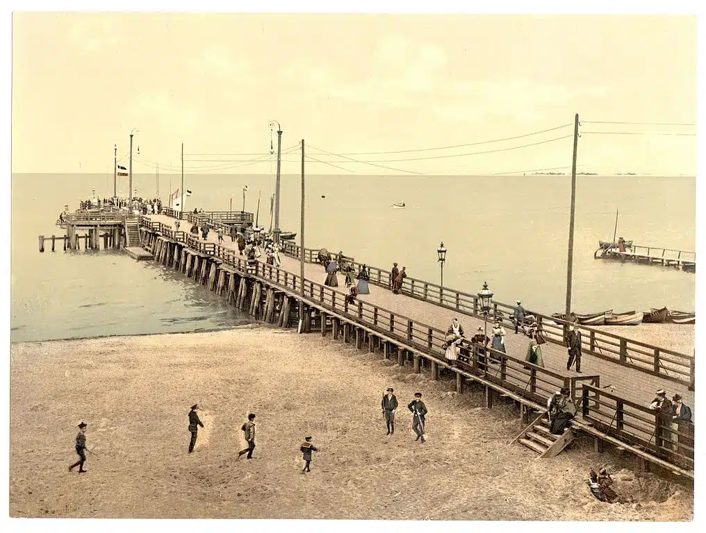 Molo ou ponton de Sopot en 1900.