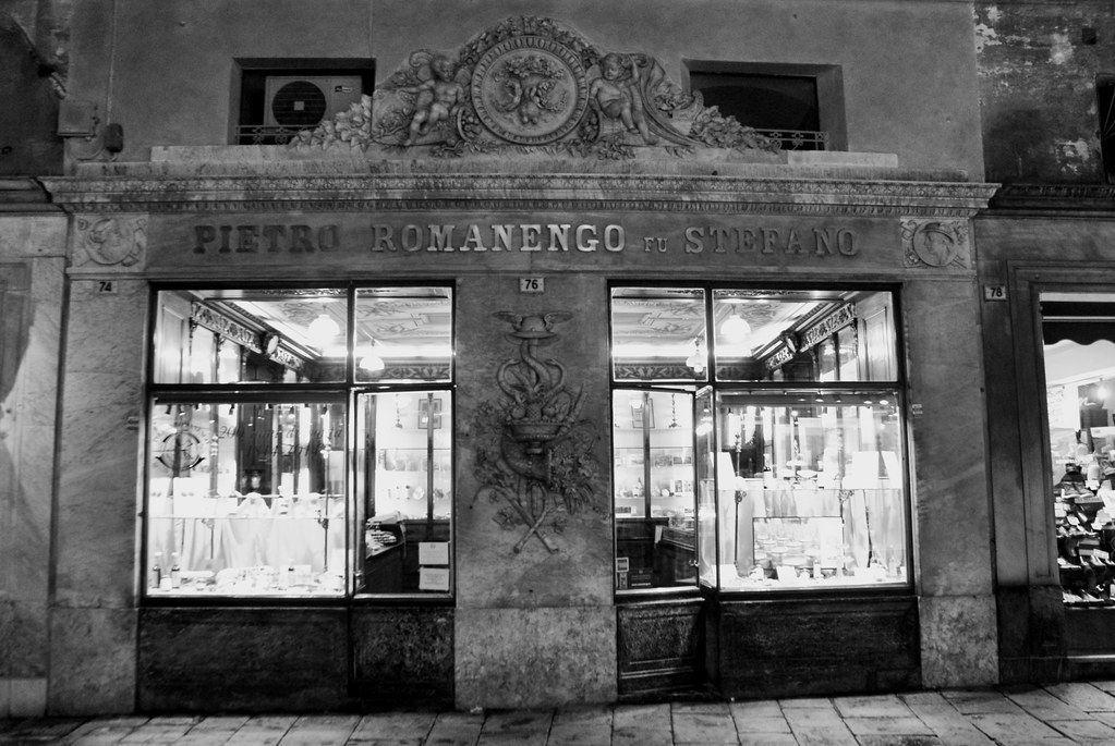 Patisserie Pietro Romanengo fu Stefano à Gênes.