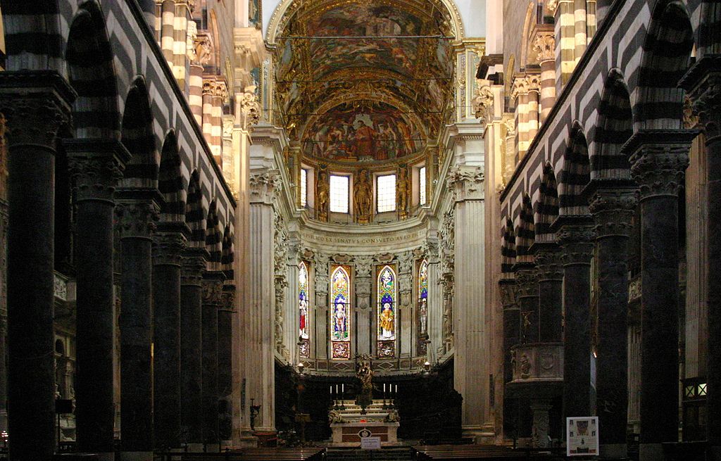 Cathédrale San Lorenzo dans le centre historique de Gênes - Photo de José Luiz