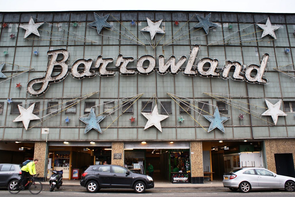 Barrowland : Salle de concerts et enseigne magnifique à Glasgow dans le quartier d'East End.