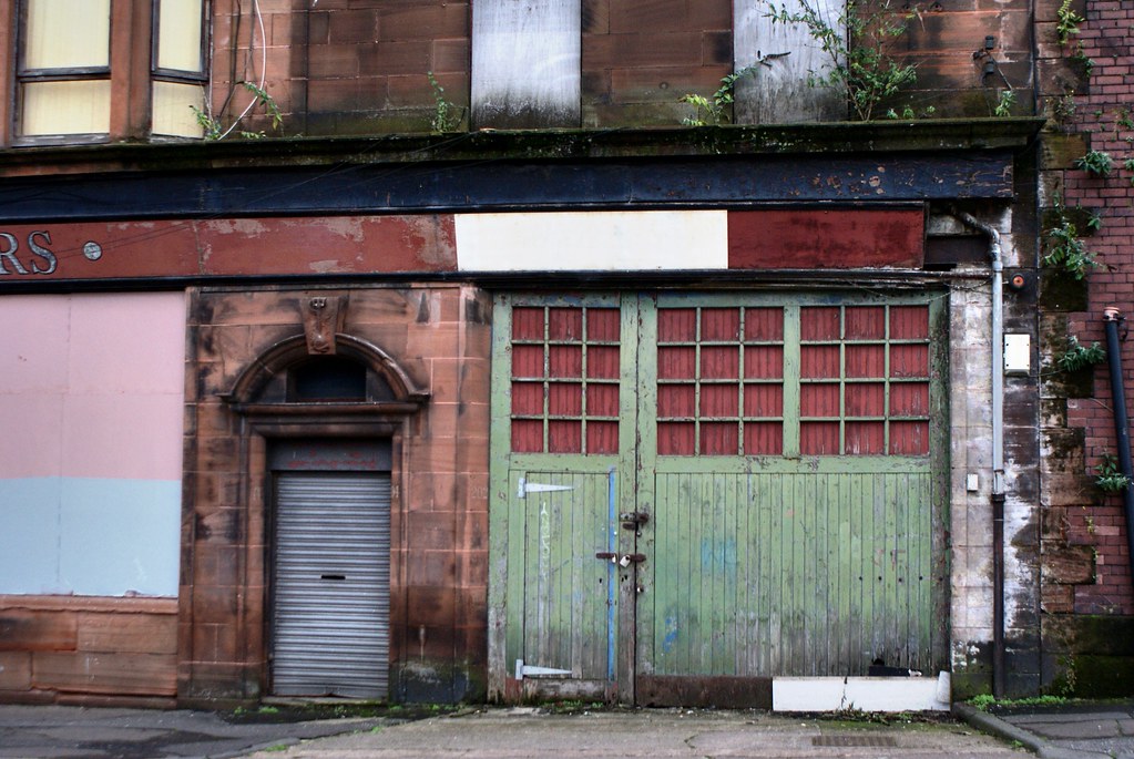 Maison abandonnée de l'East End à Glasgow.