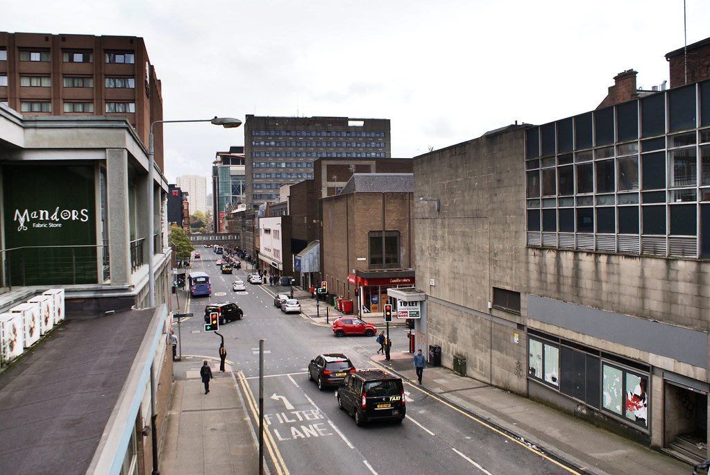 Paysage urbain du centre ville de Glasgow autrement dit le massacre.