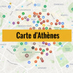 Carte d&rsquo;Athènes : Tous les lieux du guide