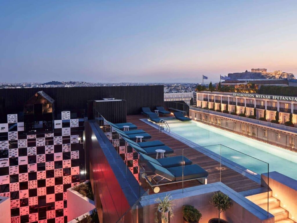 Hotel Capital center à Athènes.