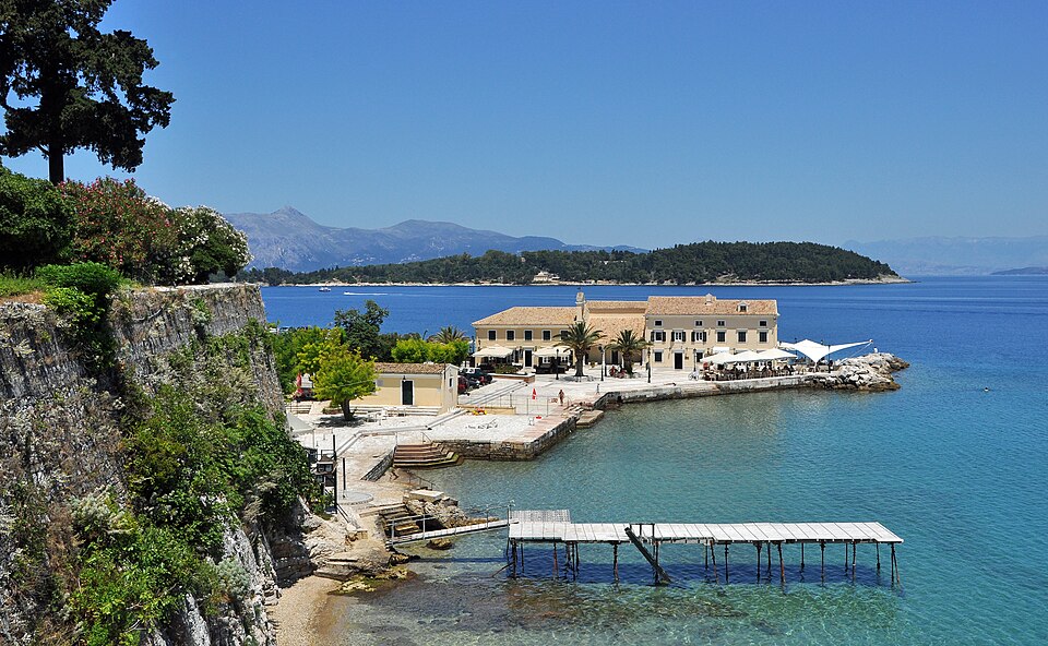 Plage de Faliraki de Corfou - Photo de Marc Tyckaert (MJJR) - Licence ccby 3.0