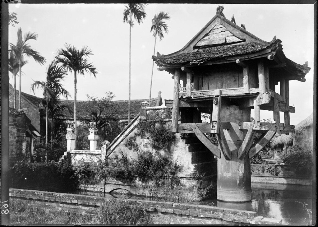 Monument : Pagode Chua-Mot-cot ou du Lotus à Hanoi en 1898 - Photo de manhhai.