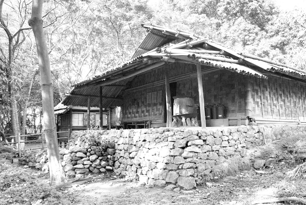 Maison des Yao dans le musée d’ethnographie d’Hanoi.