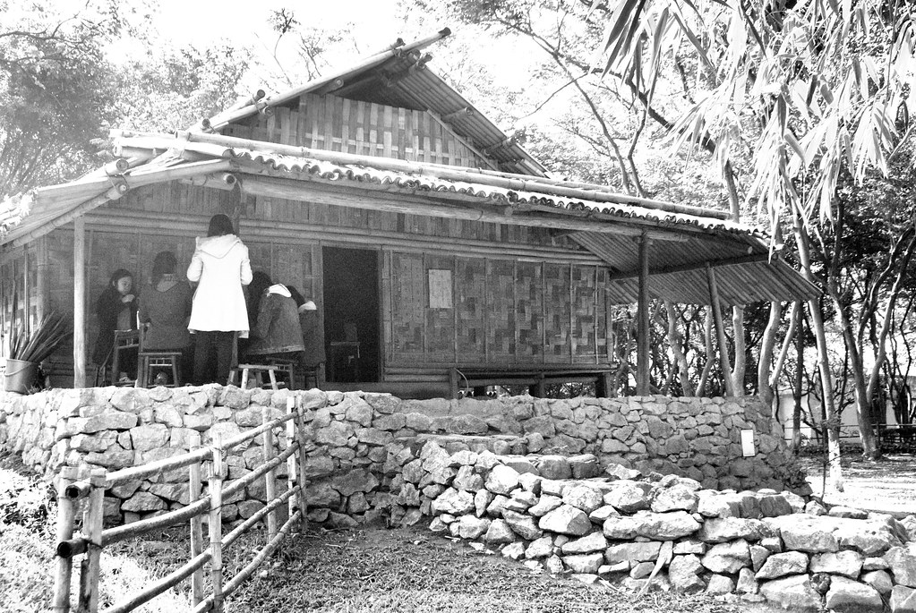 Maison des Yao dans le musée d’ethnographie d’Hanoi.
