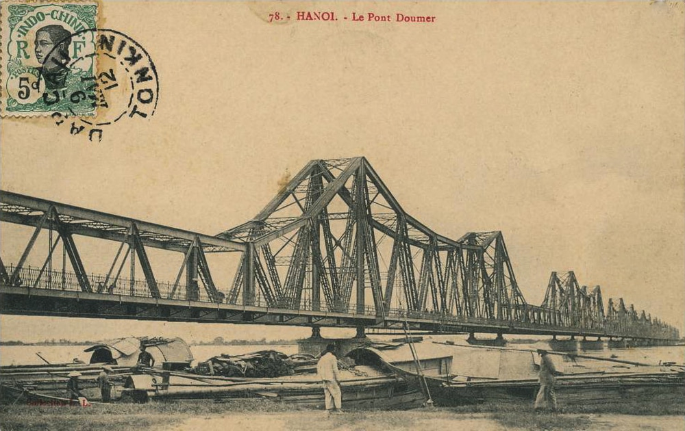 Pont Long Biên à Hanoi : Le monumental pont « Eiffel »
