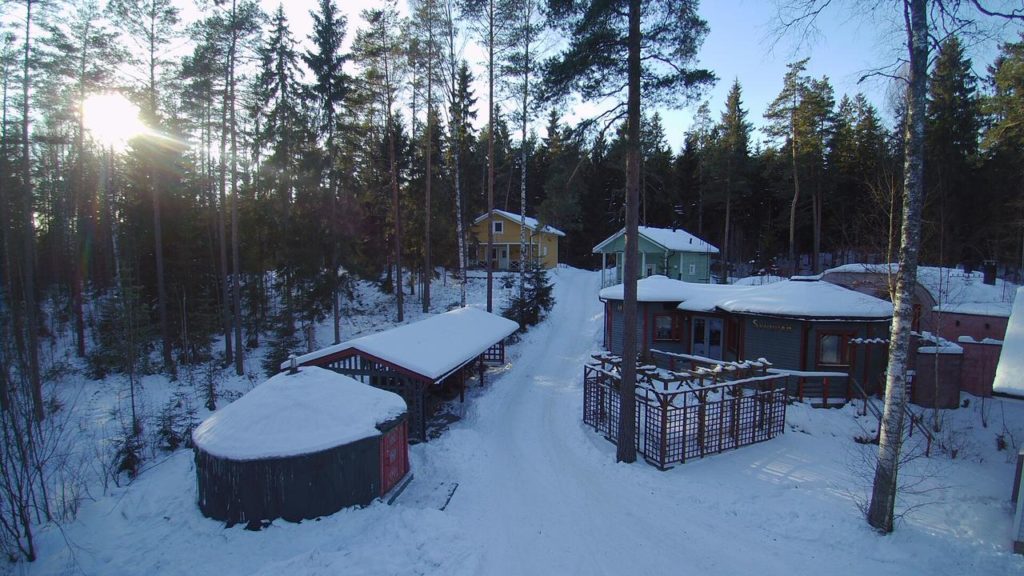 Hébergement Insolite près d'Helsinki dans un chalet en bois.