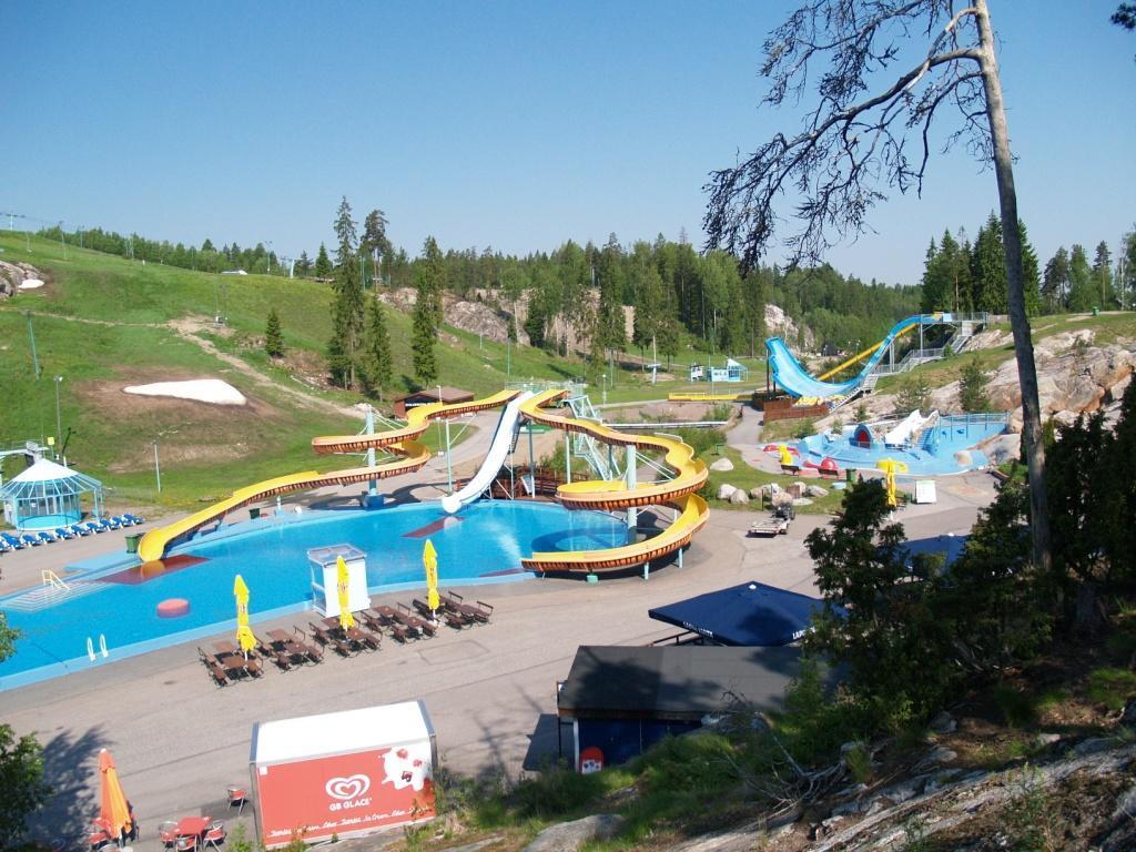 Hébergement insolite dans un grand parc aquatique près d'Helsinki.