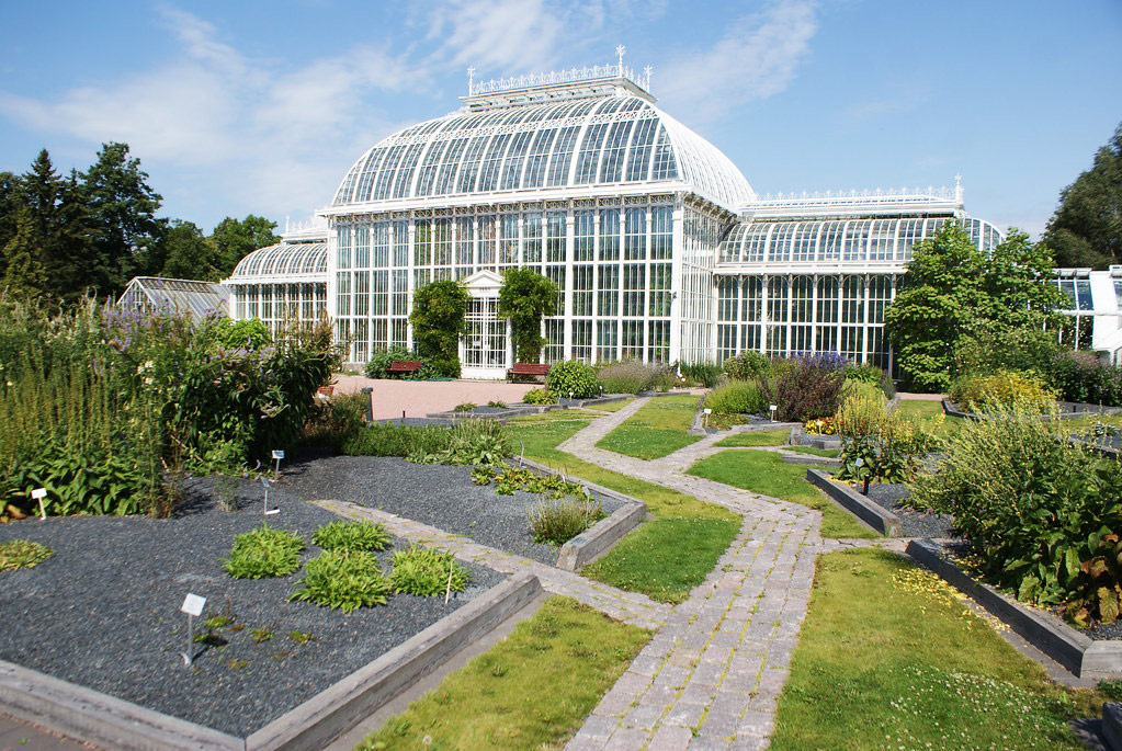 Serre du jardin botanique d'Helsinki.