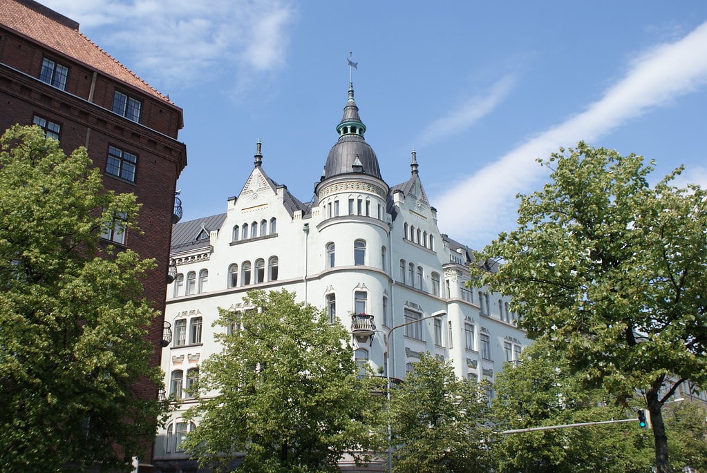 Architecture Art Nouveau à Helsinki.