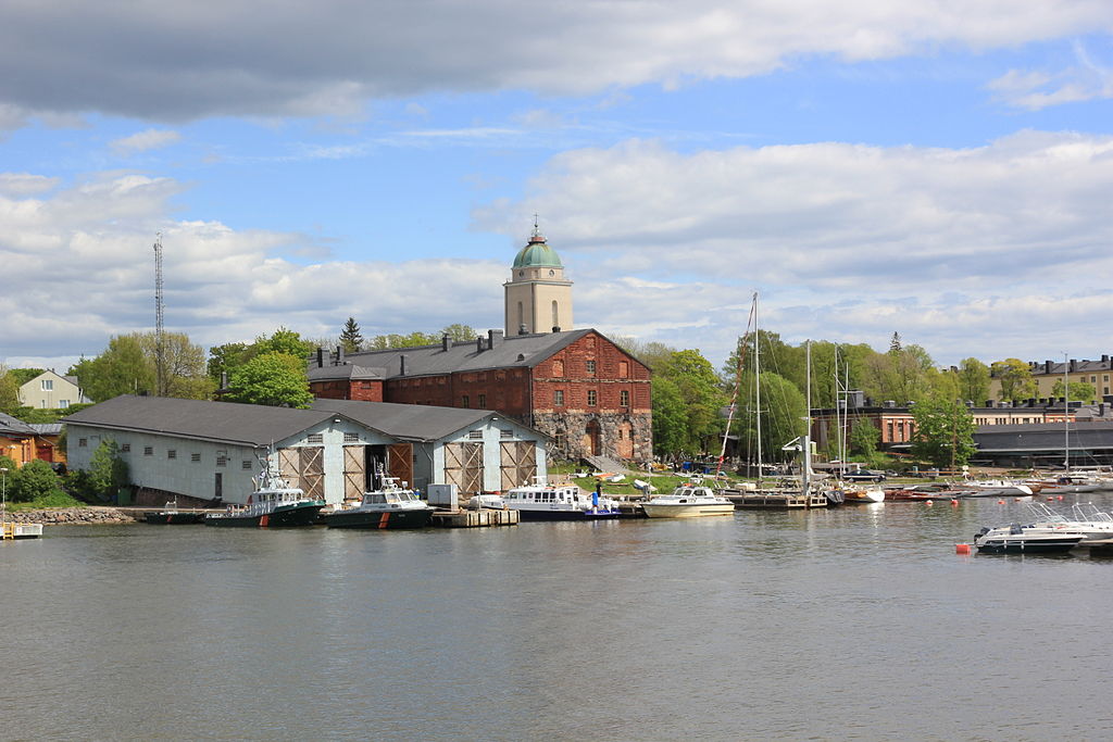 Port et chantier naval de la forteresse Suomenlinna à Helsinki. Photo de MKFI