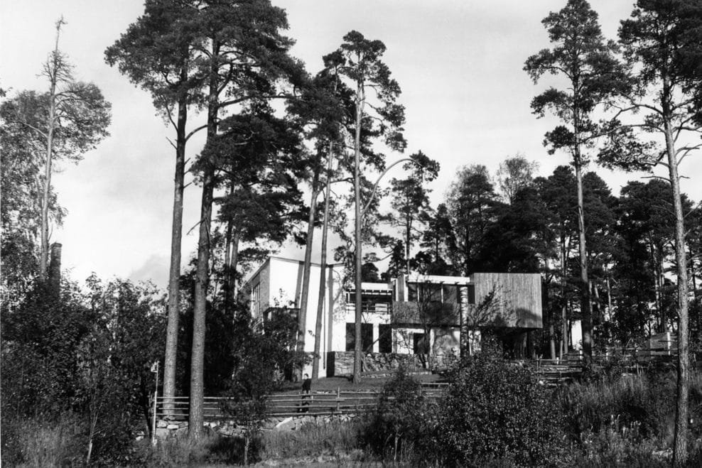 Maison d'Alvar Aalto à Helsinki dans les années 1930.