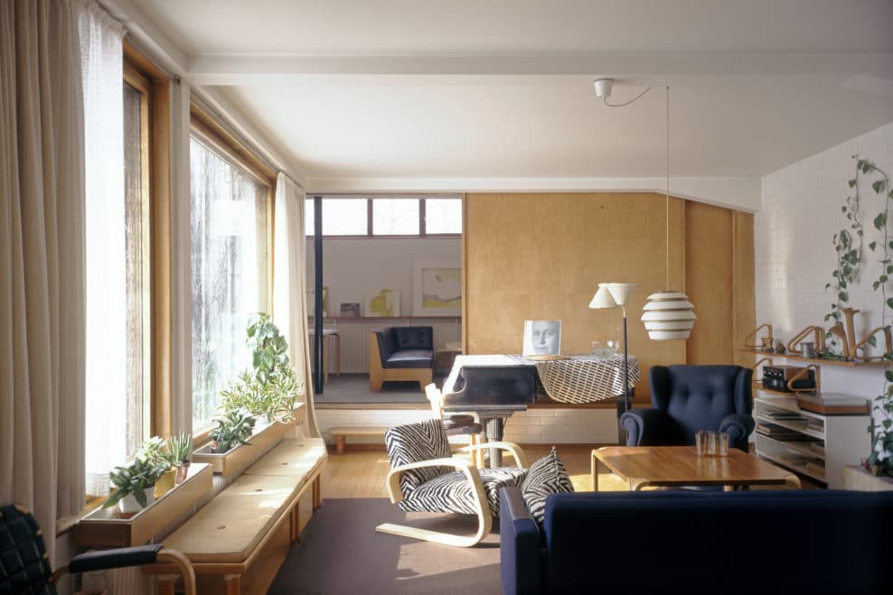 Intérieur de la maison d'Alvar Aalto à Helsinki - Photo de Maija Holma