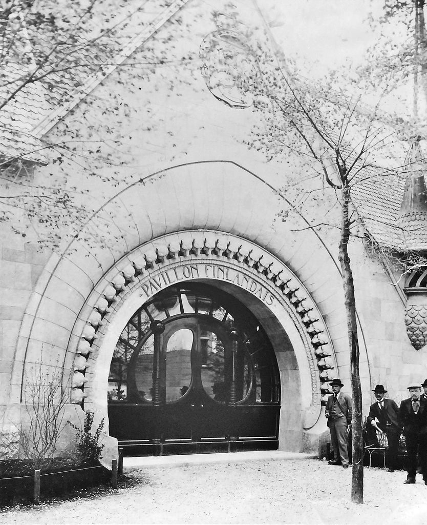 Pavillon de la Finlande à l'exposition Universelle de Paris en 1900.