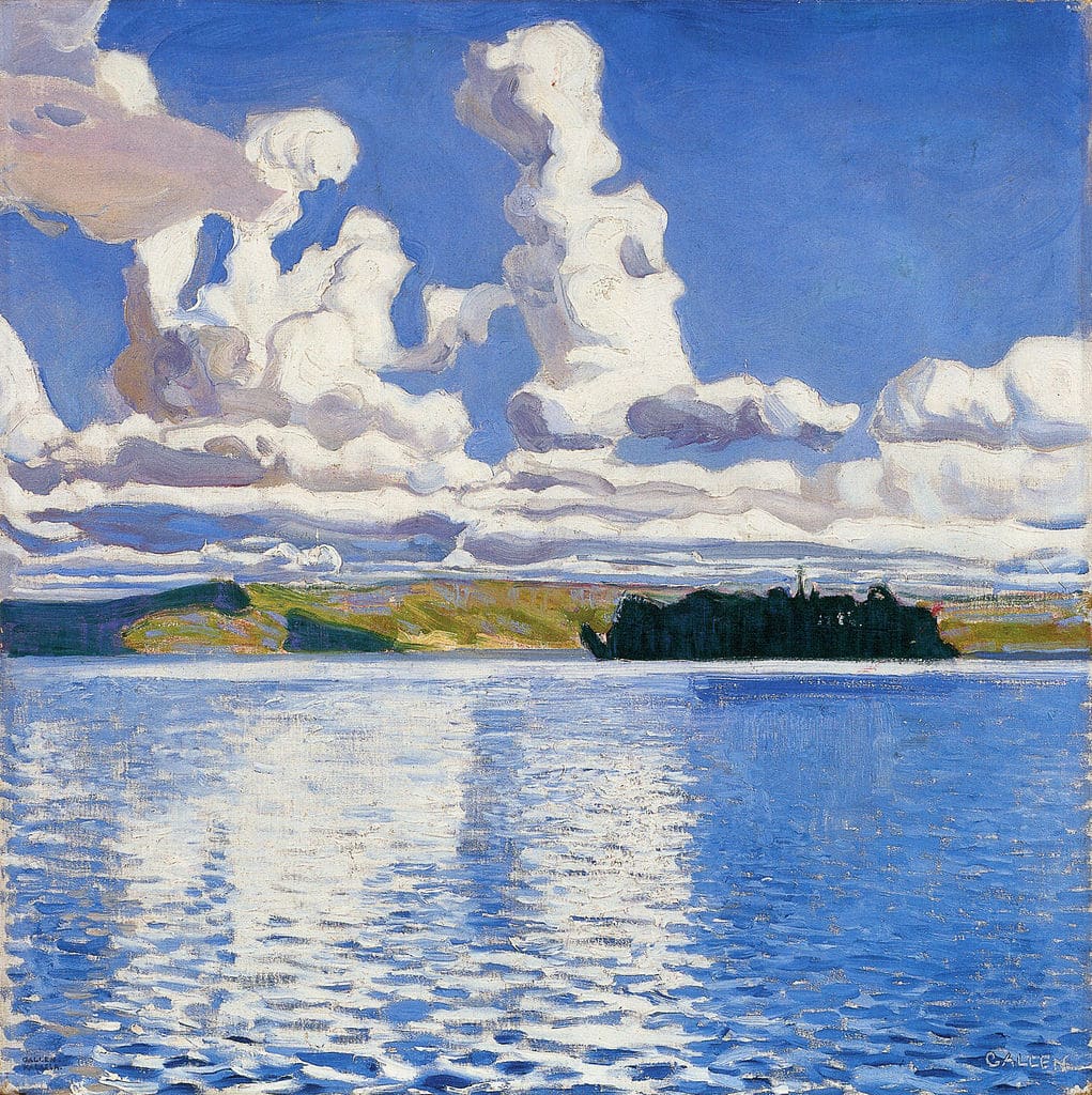 Paysage d'Akseli Gallen Kallela au Musée d'art Didrichsen à Helsinki