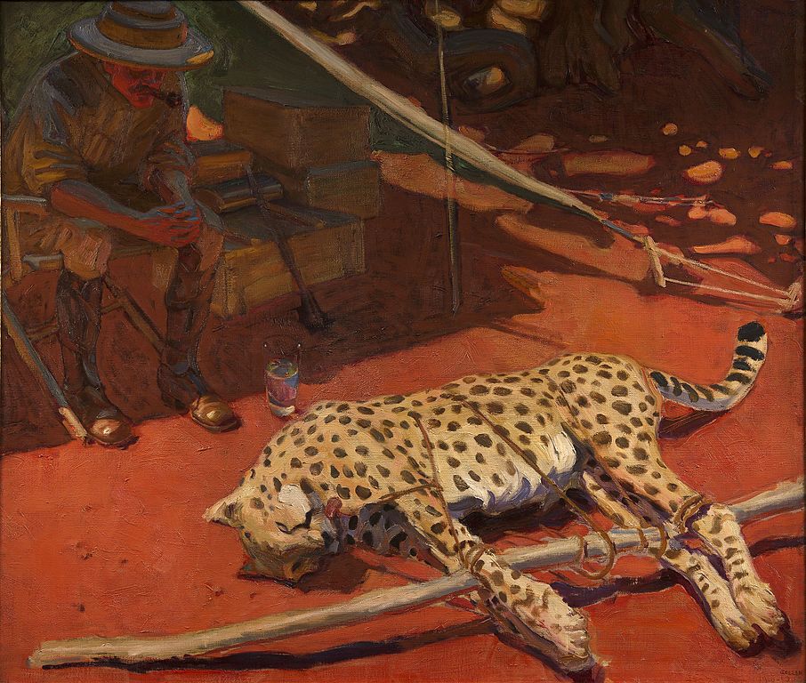 "Cheetah", toile de Akseli Gallen Kallela au musée Mannerheim à Helsinki.