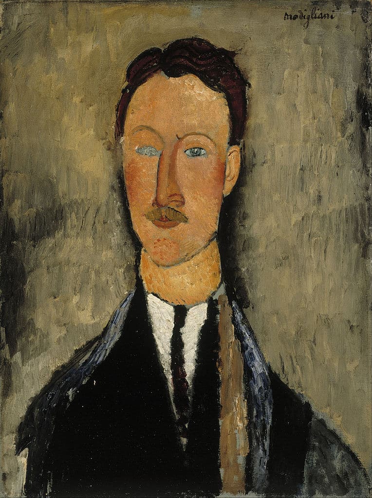 Portrait de Léopold Survage par Modigliani (1918) au Musée Ateneum à Helsinki.