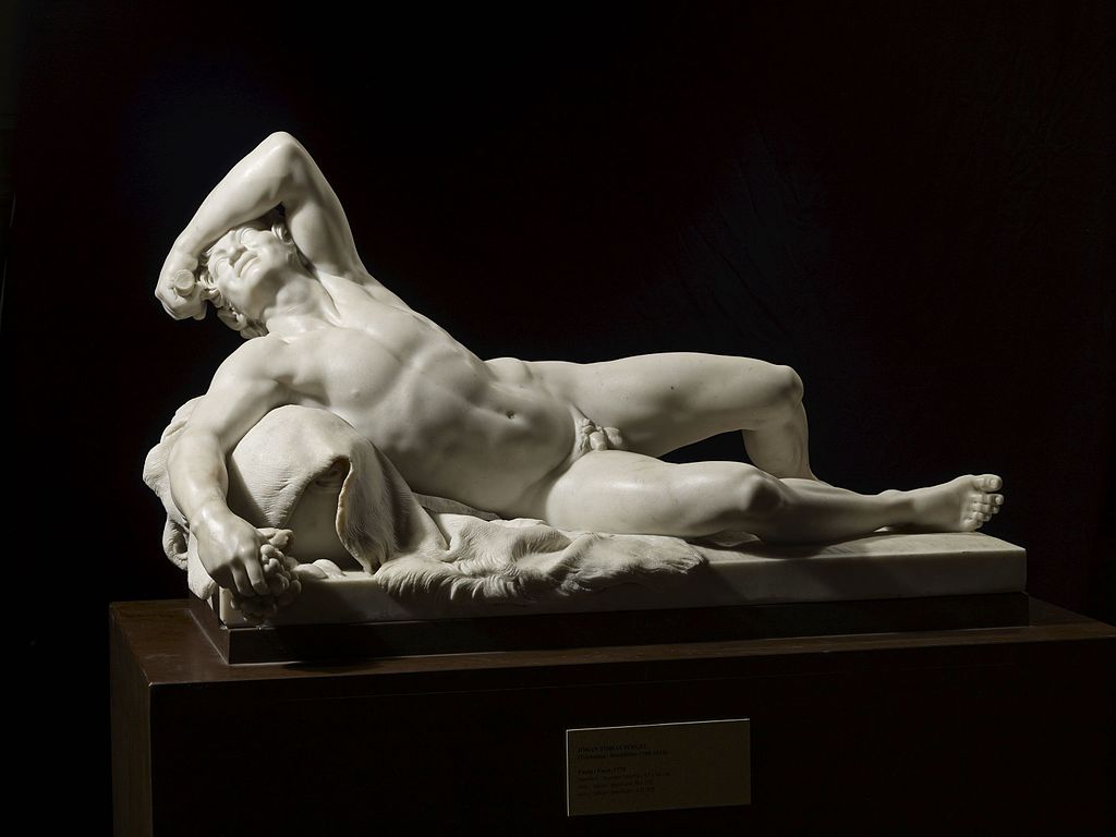 Sculpture Johan Tobias Sergel dans le Musée Sinebrychoff à Helsinki