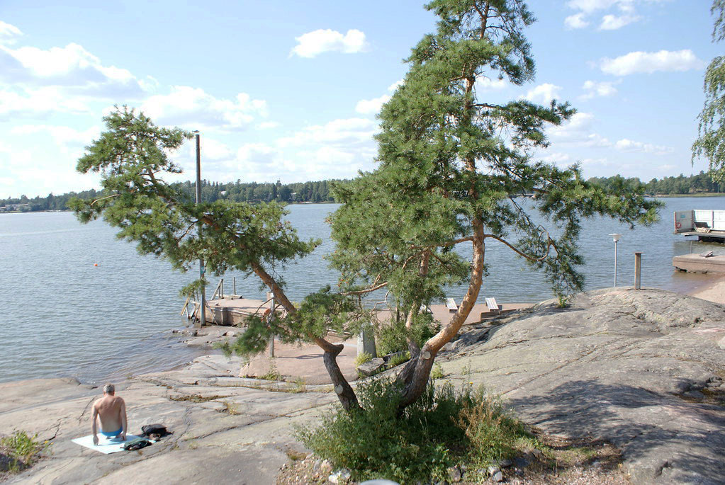 Base nautique sur l'île de Seurasaari à Helsinki.