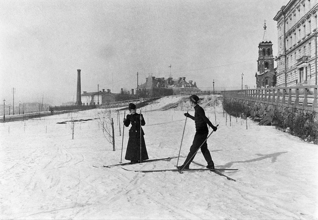 Insolite à deux : Balade en ski à Helsinki.