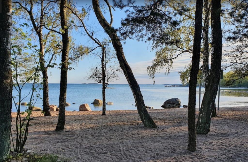 Plage Veijarivuoren Uimaranta à Helsinki.