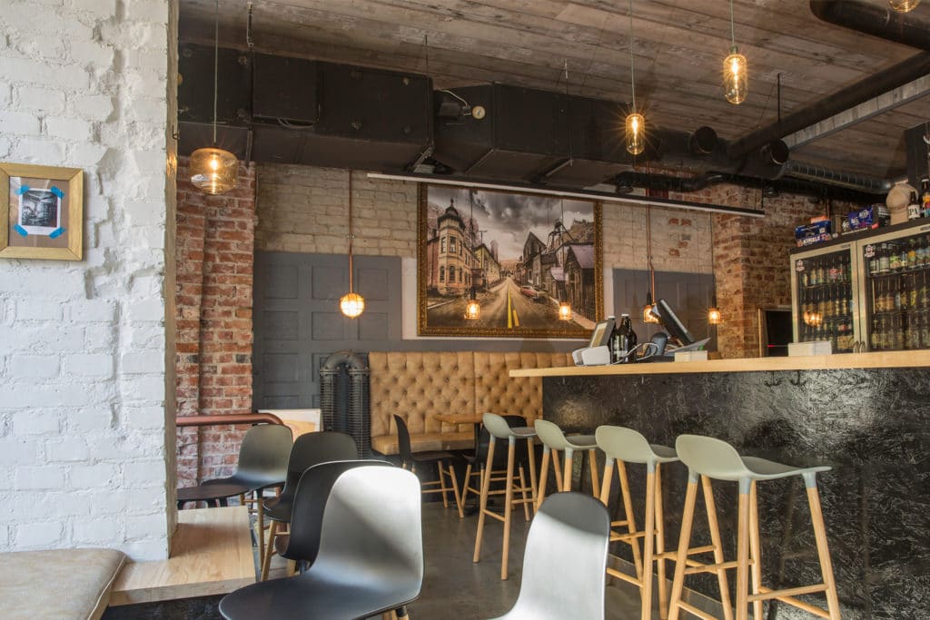 Bar à bière Tommyknocker à Helsinki.