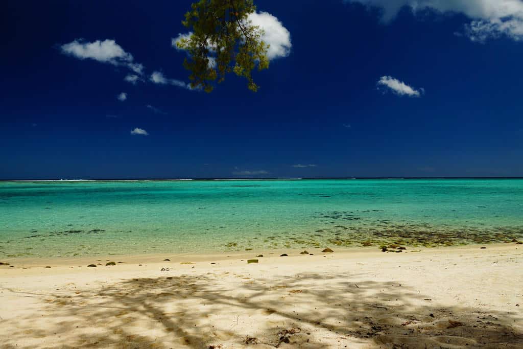 Plage de l'île Maurice.