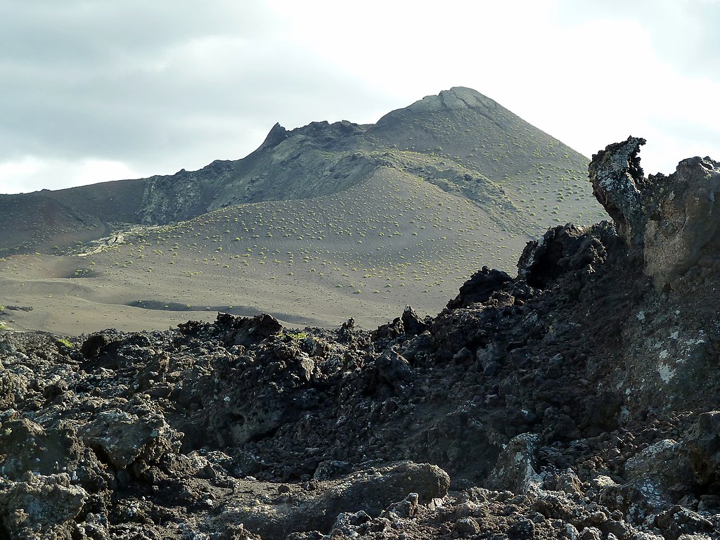 Parc National de Timanfaya sur l'île de Lanzarote dans les Canaries. Photo d'Edgar El.